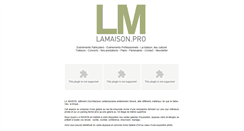 Desktop Screenshot of lamaison.pro
