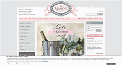 Desktop Screenshot of lamaison.sk